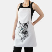 Tablier Cat Animaux Animaux Animaux Illustration Art tatou (Insitu)