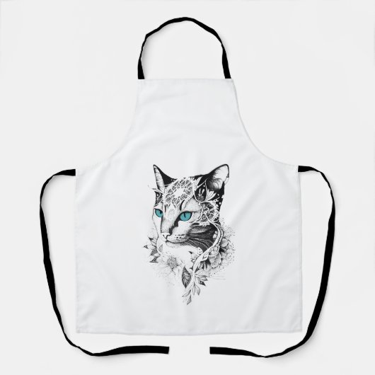 Tablier Cat Animaux Animaux Animaux Illustration Art tatou (Recto)