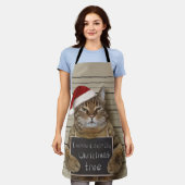 Tablier Cat Christmas (Porté)