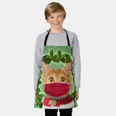 Tablier Cat de Christmas (Porté)
