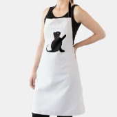 Tablier Cat dit bonjour (Insitu)