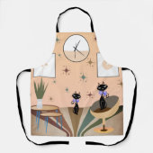 Tablier Cat du milieu du siècle moderne (Recto)