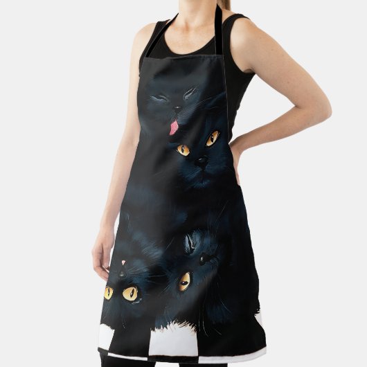 Tablier Cat noir (Insitu)