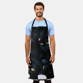 Tablier Cat noir (Porté)