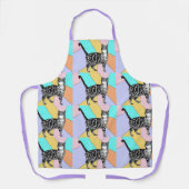 Tablier Cat Tabby Motif Pastel Chats Femme Apron (Recto)
