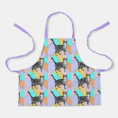Tablier Cat Tabby Motif Pastel Chats Filles Enfants Apron (Recto)