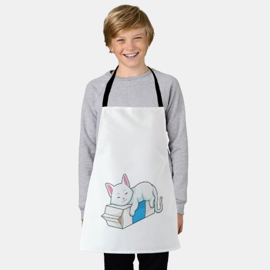 Tablier Cat with Milk (Porté)