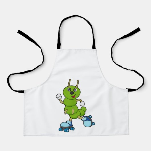 Tablier Caterpillar à Patinage en ligne avec patins à roul (Recto)