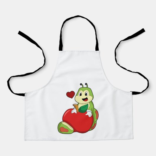 Tablier Caterpillar with Apple (Recto)