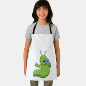 Tablier Caterpillar with Flower (Insitu)