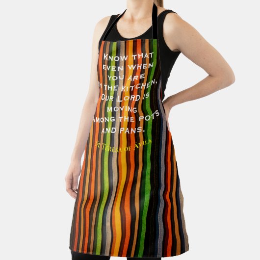 Tablier Catholique Saint Quote Apron (Insitu)