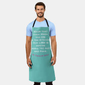 Tablier Catholique Saint Quote Apron (Porté)
