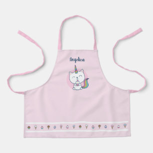 Tablier Caticorne   Rose   