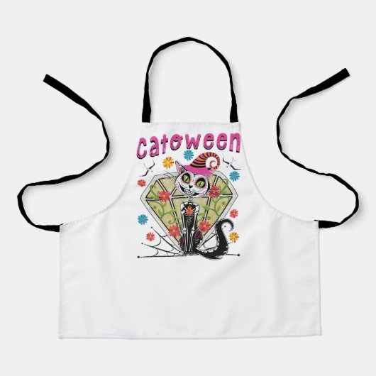 Tablier Catoween Halloween (Recto)