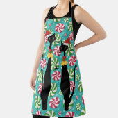 Tablier Cats modernes du milieu du siècle rétro Cats Noël (Insitu)