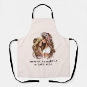 Tablier Caution adorable mère et fille (9) (Recto)