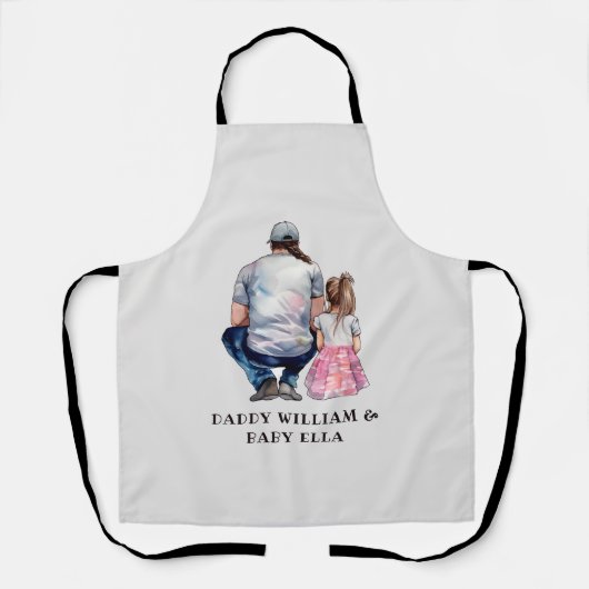 Tablier Caution père et fille (8) (Recto)