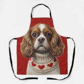 Tablier Cavalier cœur d'amour (Recto)