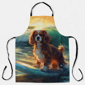 Tablier Cavalier King Beach Surf Peinture (Recto)