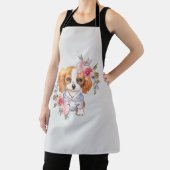 Tablier Cavalier King Charles Dog Aquarelle Art (Insitu)