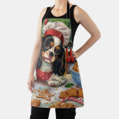 Tablier Cavalier King Charles Spaniel Baking Noël (Insitu)