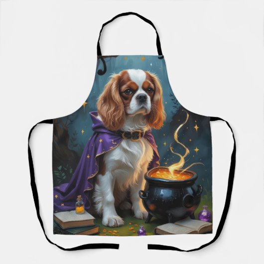 Tablier Cavalier King Charles Spaniel Fantaisie d'Hallowee (Recto)