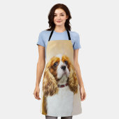 Tablier Cavalier King Charles Spaniel Peinture originale (Porté)