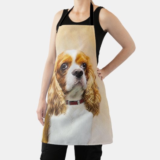 Tablier Cavalier King Charles Spaniel Peinture originale (Insitu)