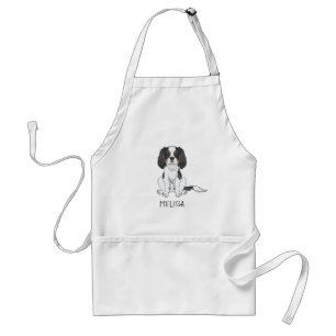 Tablier Cavalier King Charles Spaniel tricolore Chien & No