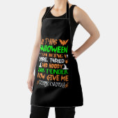 Tablier Ce bonbon Moody Bartender pour Halloween fatigué (Insitu)