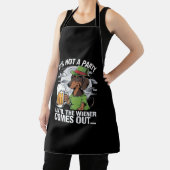 Tablier Ce n'est pas une fête jusqu'à Dachshund Irish Beer (Insitu)