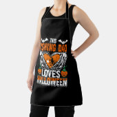 Tablier Ce papa de pêche aime Halloween (Insitu)
