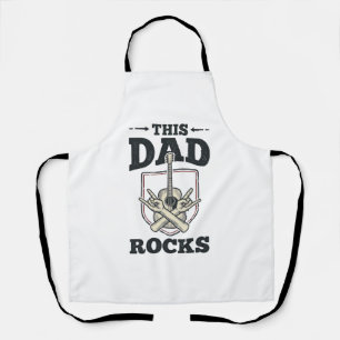 Tablier Ce papa déchire avec un design de t-shirt de papa