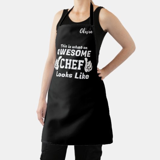 Tablier Ce que ressemble un chef génial à des femmes (Insitu)