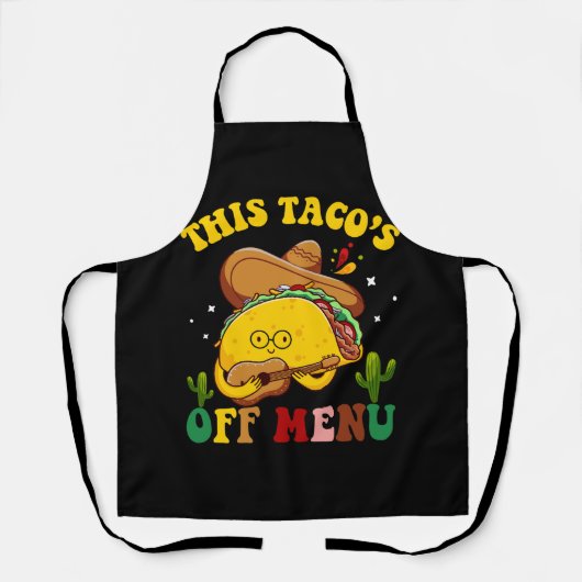 Tablier Ce Tacos Off Menu Taco Bachelorette Bachelor Par (Recto)