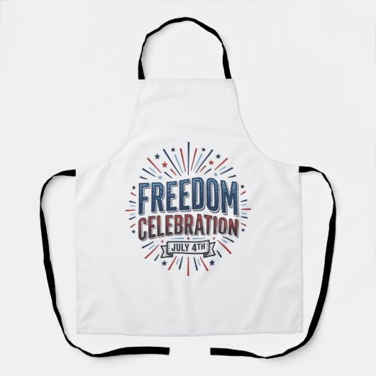 Tablier Célébration de la liberté 4 juillet conception de (Recto)
