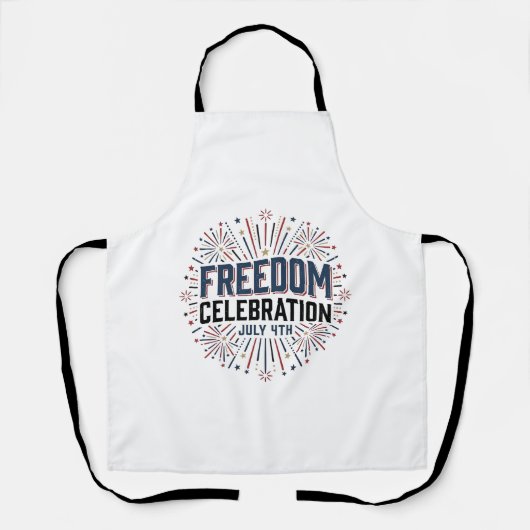 Tablier Célébration de la liberté 4 juillet conception de (Recto)