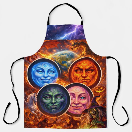 Tablier Celestial chaos fantasy ritual Gothic elemental ap (Recto)