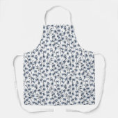 Tablier Cellules bleues, Cloches, Bellflowers (Recto)