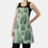 Tablier Celtic Knot Green Dreamcatcher (Insitu)