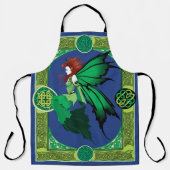 Tablier Celtic Knot Work Green Fairy (Recto)