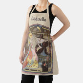 Tablier Cendrillon et la Fée marraine, Conte de fées vinta (Insitu)