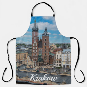 Tablier Centre-ville de Cracovie d'en haut en Pologne