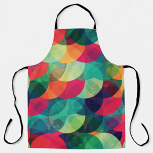 Tablier cercle coloré sans couture motif avec effet grunge