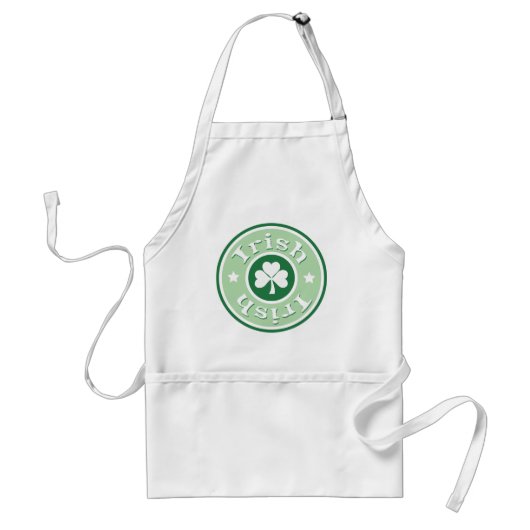 Tablier Cercle irlandais vert Clover (Devant)