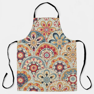 Tablier Cercles Abstraits : Papier peint couleur tendance