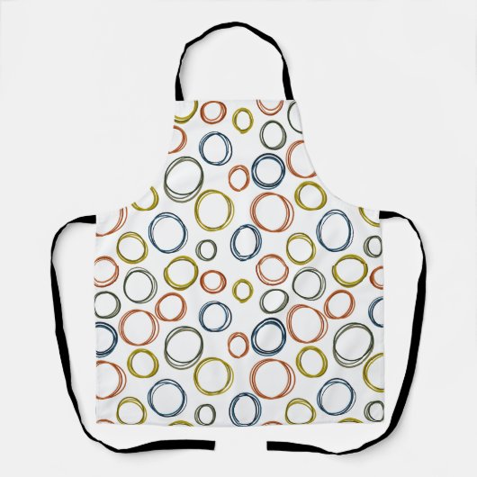 Tablier Cercles Boho (Recto)