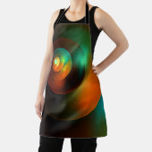 Tablier Cercles colorés Motif d'art Abstrait moderne #18 (Insitu)