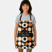 Tablier Cercles d'oeufs Motif Abstrait orange (Insitu)