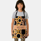 Tablier Cercles fractaux Motif géométrique 3D (Insitu)